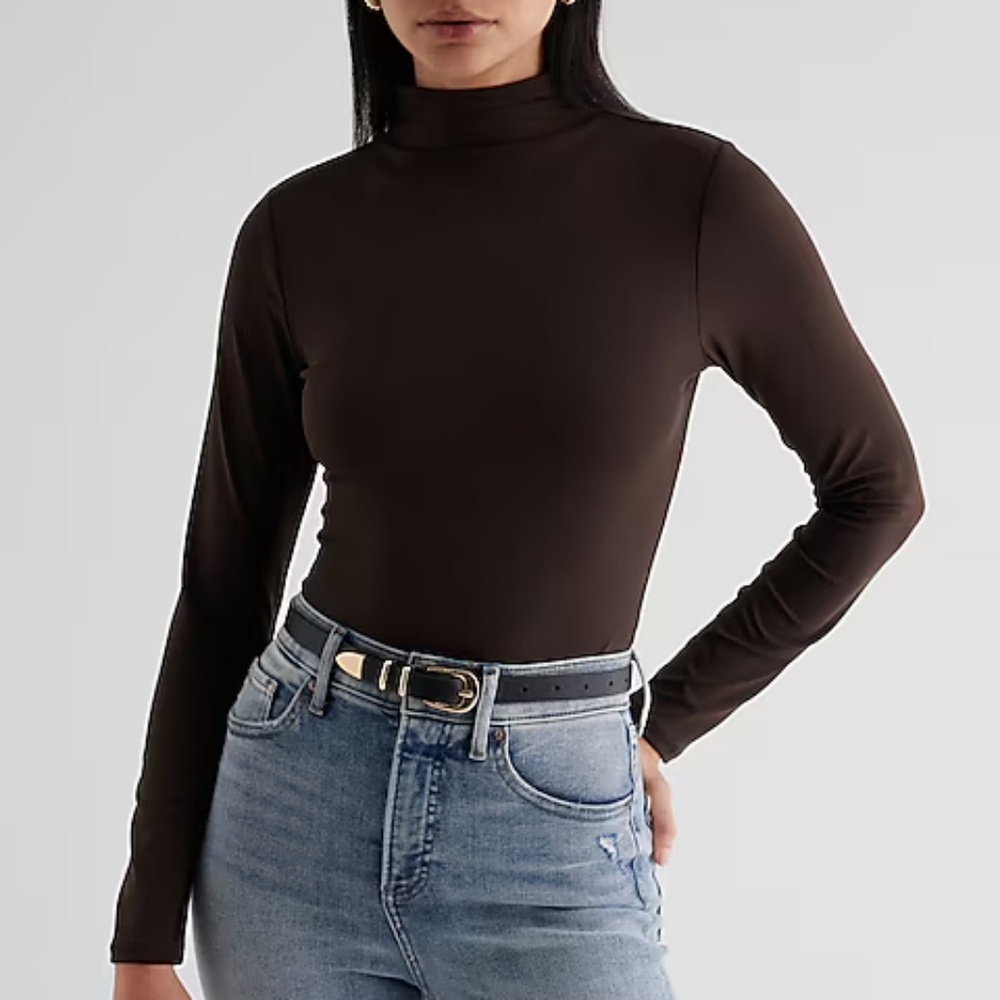 NWT Express Body Contour High Neck Bodysuit - S